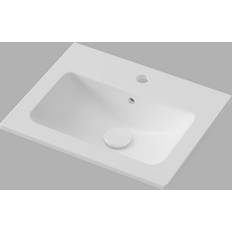 INR Tvättställ Soft XS 50 Glossy White 495 x 15 x 395 mm