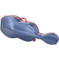 Röda Väskor & Fodral Gewa Fun Polycarbonate Cello Case Blue and Red
