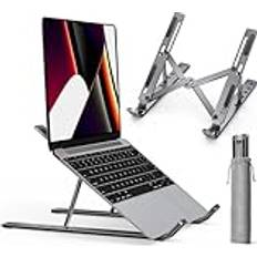 Laptopställ Ivoler 6-Stegs Höjdjusterbart Laptopstativ 10–15,6 Tum