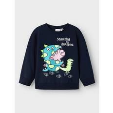 Hvid Sweatshirts Name It Navy Blazer Find Peppa Pig - Gris