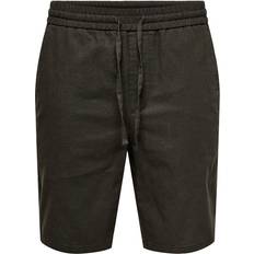 Bruna Shorts Only & Sons Onslinus Lös Passform Shorts Brun