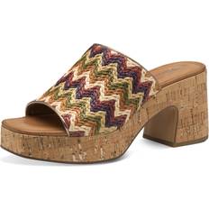 Tamaris 40 Træsko Tamaris Pantoletter - Beige/Sand/Khaki/Mørkelilla