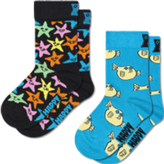 Happy Socks Kids Sea Star Crew - Black