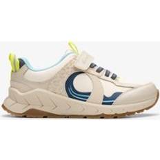 Beige - Boys Low Top Shoes Clarks Selva Hero Kid Wide Fit - Beige