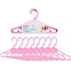 First Steps 8 Pink Infant Toddler Hangers Space Saving Nursery