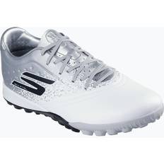 Skechers Fodboldstøvler Skechers Razor 1.5 Academy TF Soccer Shoes - White/Silver