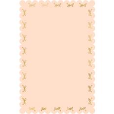 Decorazioni per Feste PartyDeco Tovaglia Nodi Nappe Papier Rose 180 x 120 cm