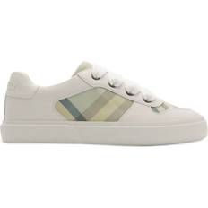Burberry Checked Sneakers - Kids - White