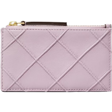 Tory Burch Fleming Soft Zip Card Case - Pale Purple