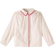 White Blouses & Tunics Bonpoint Basiline Floral Cotton Blouse - White