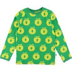 Småfolk Bluse - Clover Med Äpfel - 2-3 Jahre