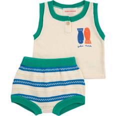 Bobo Choses Övriga sets Bobo Choses Lucky Fish Stickad Set - Offwhite