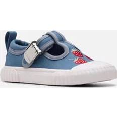 Clarks Babies Low Top Shoes Clarks Foxing Berry Toddler Wide Fit - Blue