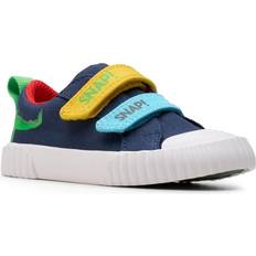 Blue Low Top Shoes Children's Shoes Clarks Girl's RD Foxing Ace T Canvas Shoes - Navy