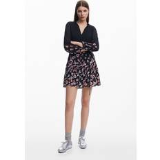 Desigual Dame Kjoler Desigual Kjole - Pink/Rød/Sort/Hvid