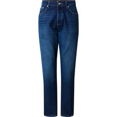 Jeans Only & Sons Onsedge Mellemhøj Talje Straight Fit Jeans Marineblå