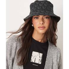 Hüte Calvin Klein Jeans Hut Logo Jacquard Bucket Hat - Schwarz