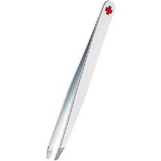Classic Tweezers Slant Tips - Satin White