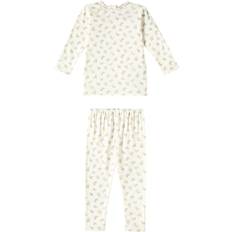 Baby Genna Floral Cotton Pajamas - Neutrals