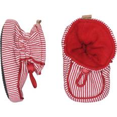 MP Striped Textile Slippers - True Red