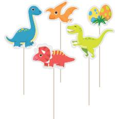 Ätbart Globos Dinosaurie Cake Toppers 12 Pack Ätbart
