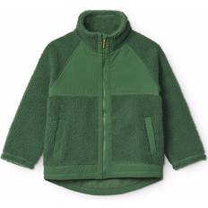 Fleecejackor Barnkläder på rea Molo Usher Fleece Jacket Rubber Tree - Grön