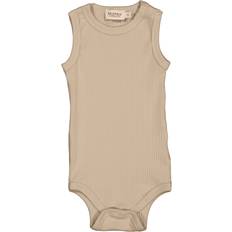 MarMar Copenhagen Bodys Barnkläder MarMar Copenhagen Modal Stone Wall Body Sleeveless - Stone