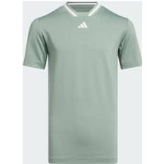 Adidas Polo Shirts adidas Sport Collar Polo Shirt Kids - Silver Green