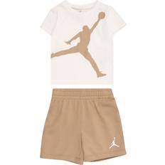 Brun Tracksuits Børnetøj Jordan Shortssæt Desert Camo Hvid