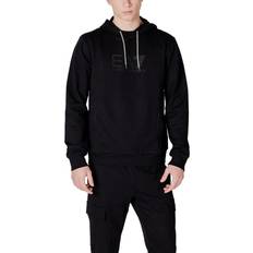EA7 Black Cotton Sweater
