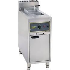 Fryers Roller Grill Single Tank Single Basket Free Standing LPG Fryer RFG16