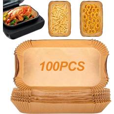 100pcs Air Fryer Liners for Ninja Foodi Max Health Grill And Air Fryer AG551UK