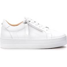 Abbiy White Leather