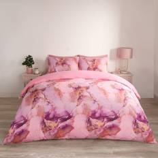OHS Marble Set Duvet Cover Pink (200x200cm)