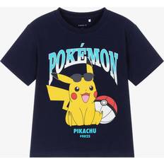 Hvid Overdele Børnetøj Name It Pokemon T-shirt - Navy