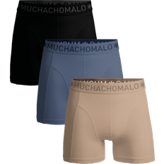 Beige Boxershorts Muchachomalo Jongens 3-Pack Boxershorts - Beige