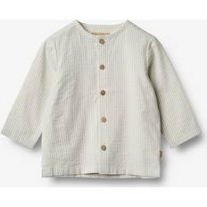 3-6M Skjortor Barnkläder Wheat Skjorta Shelby - Summer Blue Stripe
