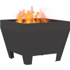 VidaXL Fire Pits & Fire Baskets on sale vidaXL Fire Pit Black Steel 50 x 50 x 38 cm