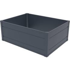 Garden Gear Plastic Raised Bed 80 x 60 cm Grey