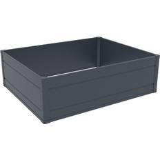 Garden Gear Plastic Raised Bed 100 x 80 cm Grey