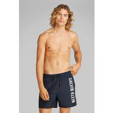 Men - Purple Swimwear Calvin Klein Medium Drawstring Boardshorts - Blue