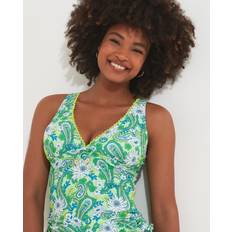 Green - Women Tankinis Joe Browns Women's Coconut Bay Tankini Top - Green