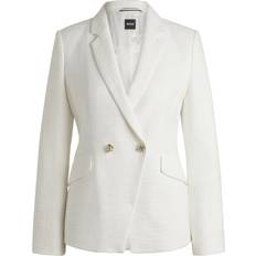 L Kavajer BOSS Slim-Fit Cotton Blend Tweed Blazer