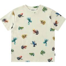 Molo Overdele Børnetøj Molo Roxo Short Sleeve T-Shirt - Beige