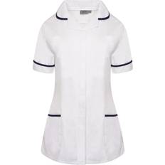 Behrens Ladies Tunic Healthcare NCLTPS - White/Navy