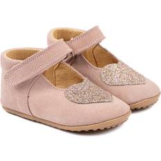 Pom Pom Børnesko Pom Pom Beginners Ballerina Heart - Dusty Rose