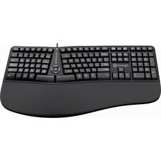 Ergonomisk tastatur Powerton LANA Ergonomisk Tastatur CZ/SK Kablet USB
