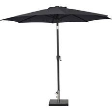 Parasoll M/Vev Tilt Svart Ø3 m