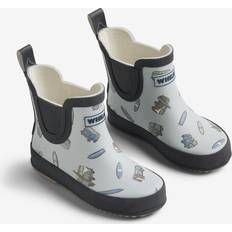 Fodrade gummistövlar Wheat Kid's Rubber Boot Gummistövlar - Blå