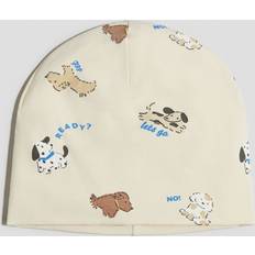 Beige Beanies Children's Clothing H&M Cotton Jersey Beanie - Beige